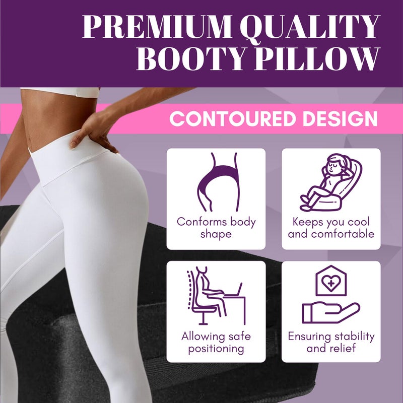 bombshell booty pillow BBL Pillow After Surgery, Lightweight Butt Cushion for Long Sitting Surgery Pillow, Soft Butt Pillows BBL Post Surgerys Supplies, Booty Pillows Recovery Cushion - Image 2